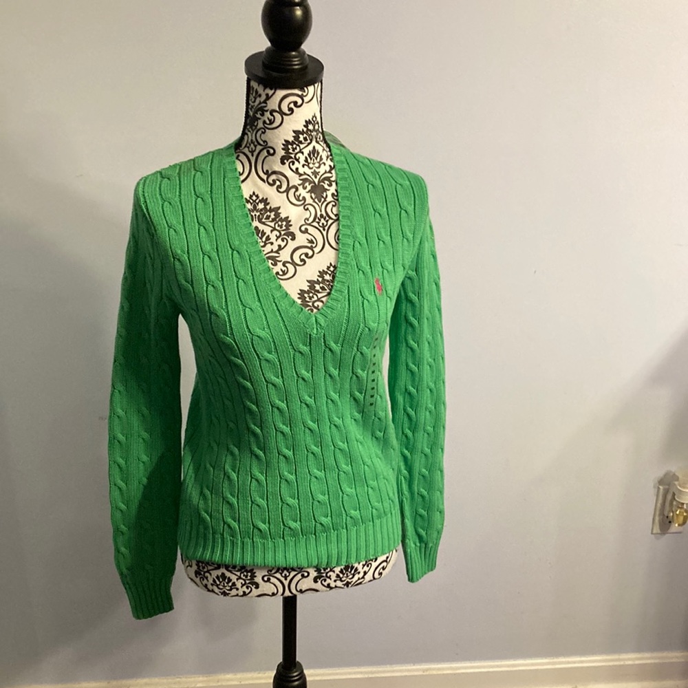 Ralph Lauren cableknit sweater
